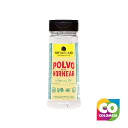 Polvo Para Hornear Frasco De Plastico 100g