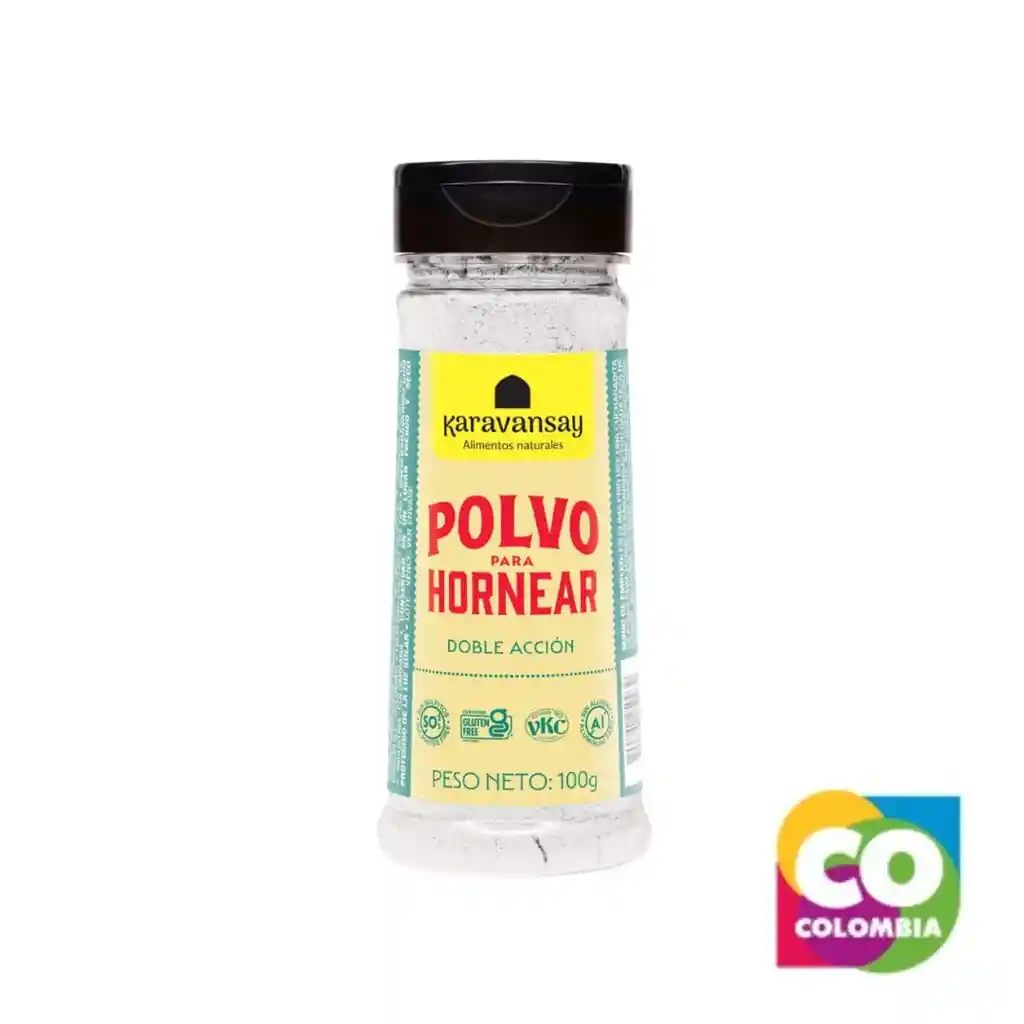 Polvo Para Hornear Frasco De Plastico 100g