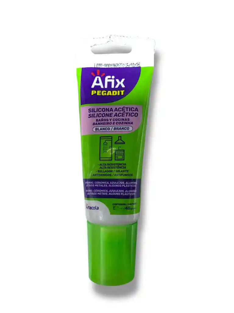 Silicona Pegadit Blanca 48 Gr Afix