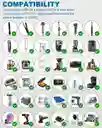 Convertidor De Voltaje De 1200 Vatios De 220 V A 110 V Para Cualquier Electrodoméstico Americano Universal Varios Cabezales