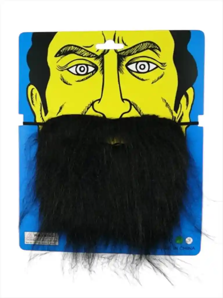 Barba Negra Para Disfraz Halloween Carnaval Hora Loca