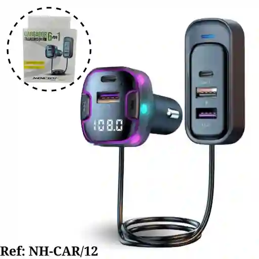 Transmisor Fm Bluetooth Adaptador Car Bluetooth Player Mp3 3.0a