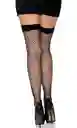 Medias Liguero Malla Negro