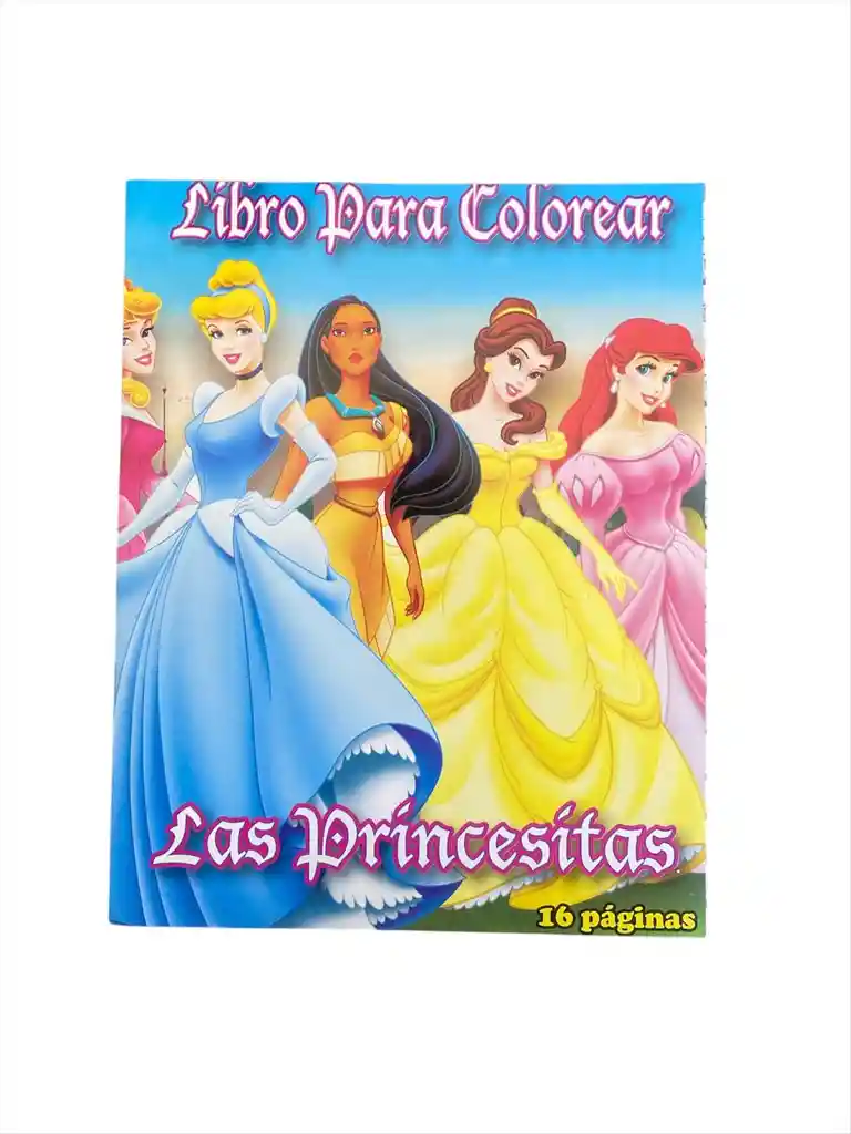 Libro De Actividades Y Colorear Princesas Disney 16 Paginas