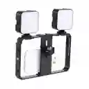 Trípode Soporte Celular Con 2 Luces Led Para Grabar Videos