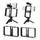 Trípode Soporte Celular Con 2 Luces Led Para Grabar Videos