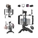 Trípode Soporte Celular Con 2 Luces Led Para Grabar Videos