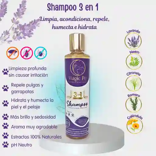Shampoo 3 En 1 🐶 🐱