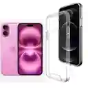 Case Carcasa Transparente Para Iphone 16 Plus Anti Impacto
