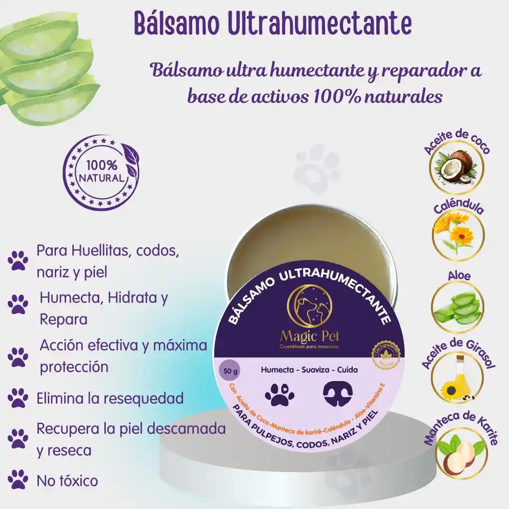 Bálsamo Ultrahumectante 🐶 🐱