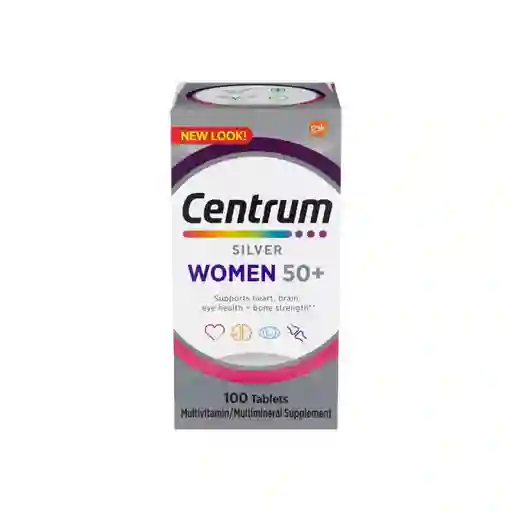 Gomas Multivitaminicas Silver + 50 Mujer (100 Und)