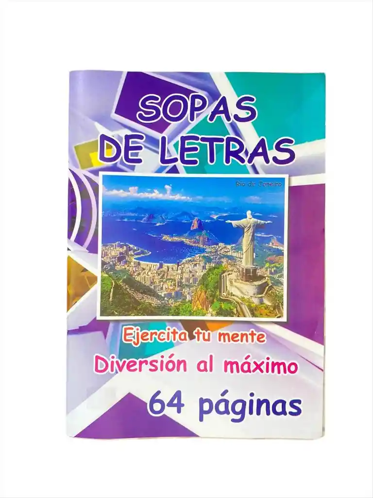 Libro Sopas De Letras 64 Paginas Diseño Surtido