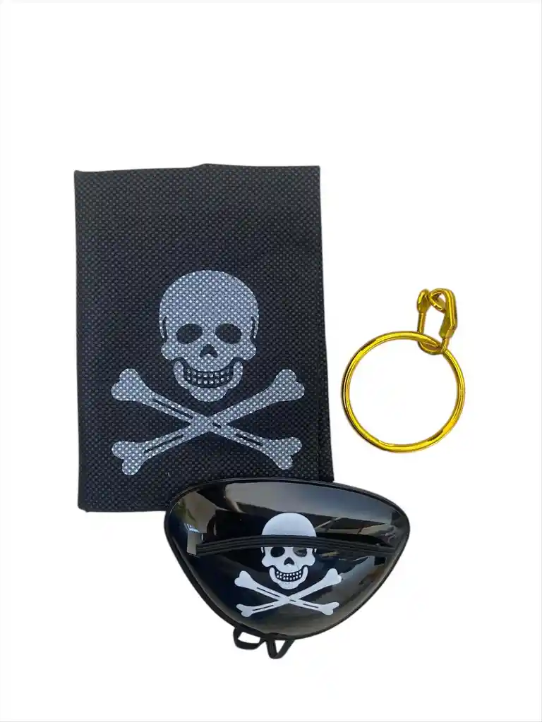 Parche Y Pañoleta Pirata Para Niño Halloween Hora Loca Carnaval