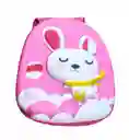 Maleta Morral Bolso Escolar 3d Niñas Unicornio Conejo 
