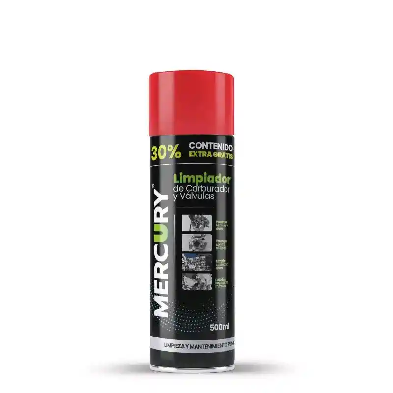 Limpiador De Carburador Mercury 500 Ml		