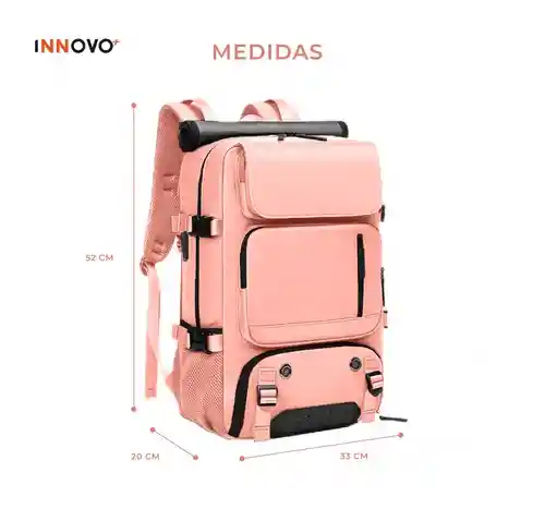 Mochila Bolso Maleta Pc Travel Gran Capacidad Impermeable