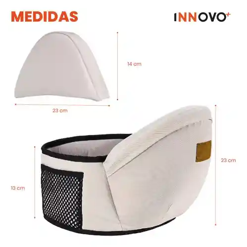 Cargador Canguro De Cintura Ergonómico Para Bebes 0 A 4 Años