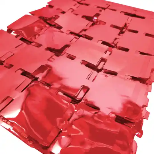 Cortina De Cuadros Pequeños Rojo Metalizada Cumpleaños Amor Aniversario Navidad Colombia