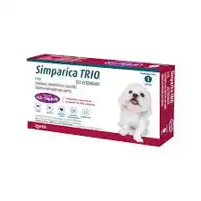 Simparica Trio Perros De 2.5 A 5kg