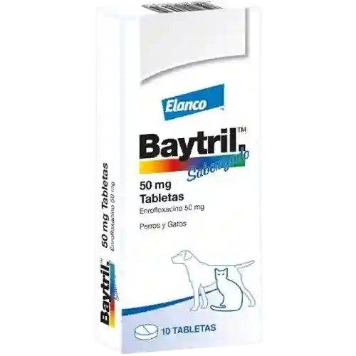Baytril 50 Mg Caja X 10 Tabletas