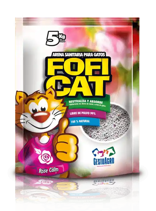 Arena Para Gatos Foficar Rosas