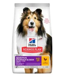 Hills Science Diet Canine Sensitive Skin Stomach 4 Lbs