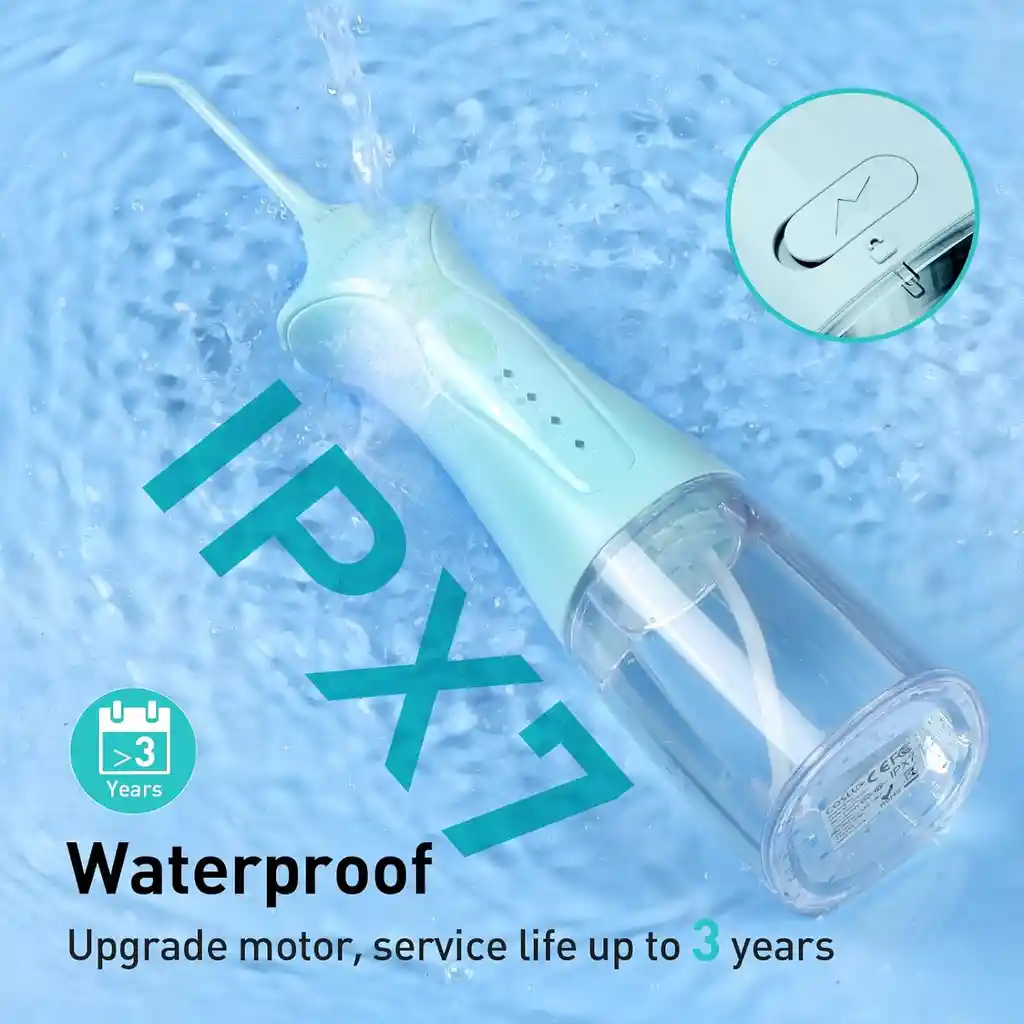 Irrigador Dental Recargable Limpieza Dental