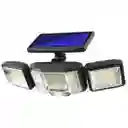 Lámpara Led Solar 192 Led 3 Cabezas Jardín Patio Exterior