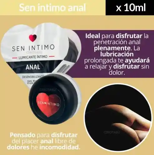 Lubricante Intimo Ana 10ml