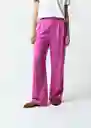 Pantalón Lottie Mujer Rosa Primavera Talla 12 439f347 Naf Naf