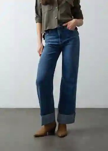 Jean Laurie Mujer Azul Índigo Medio Talla 12 499f346 Naf Naf