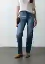 Jean Cannie Mujer Azul Índigo Medio Talla 14 499f345 Naf Naf