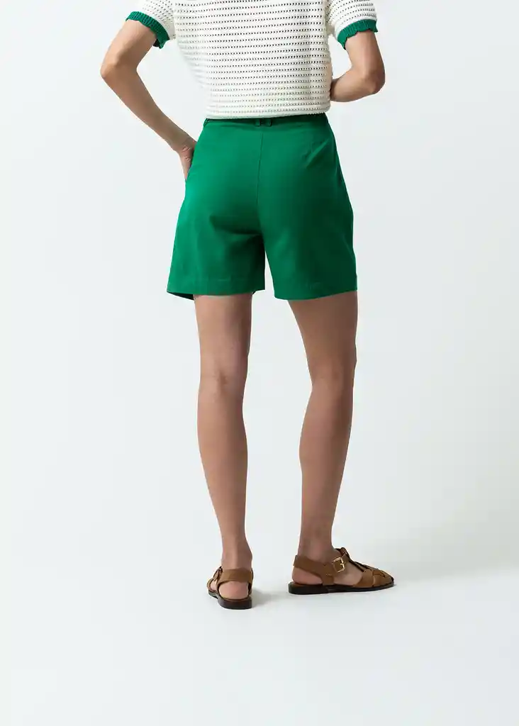 Short Jazmin Mujer Verde Bósforo Talla 12 459f342 Naf Naf