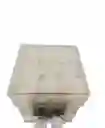 Caja Blanco Acrílico Por 9 Rosas Preservadas Blanco
