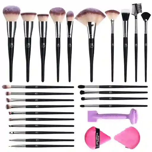 Brochas De Maquillaje Bs-mall Profesional 27 Piezas