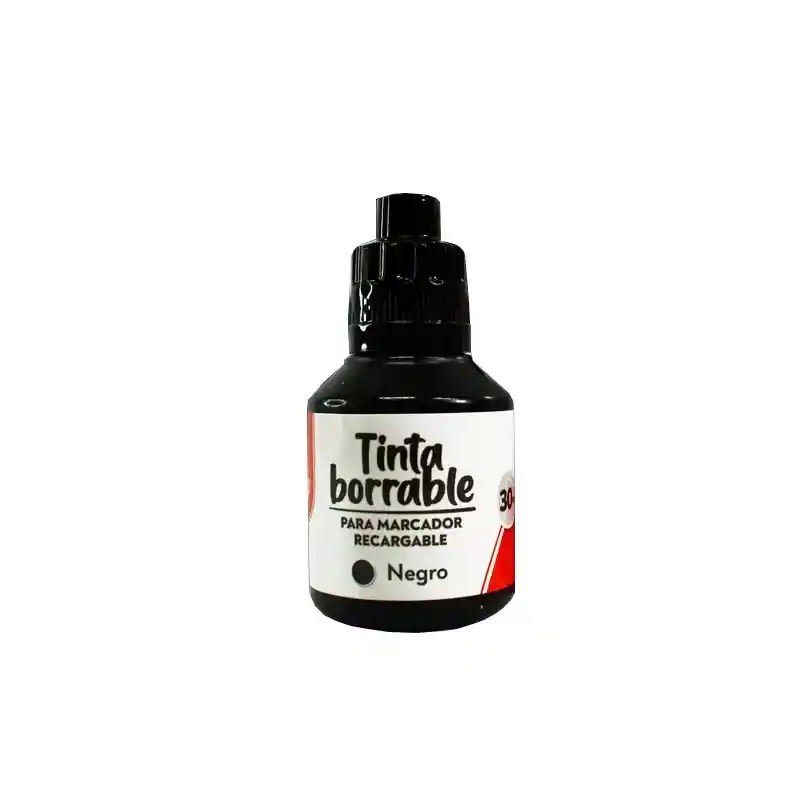 Tinta Recargable Borrable 30 Ml Negro