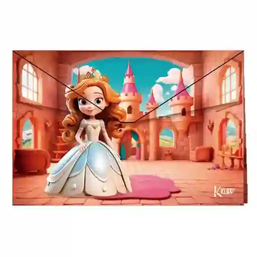 Carpeta Escolar Fuelle Plastica Niña Klipp