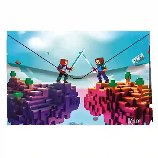 Carpeta Escolar Fuelle Plastica Niño Klipp