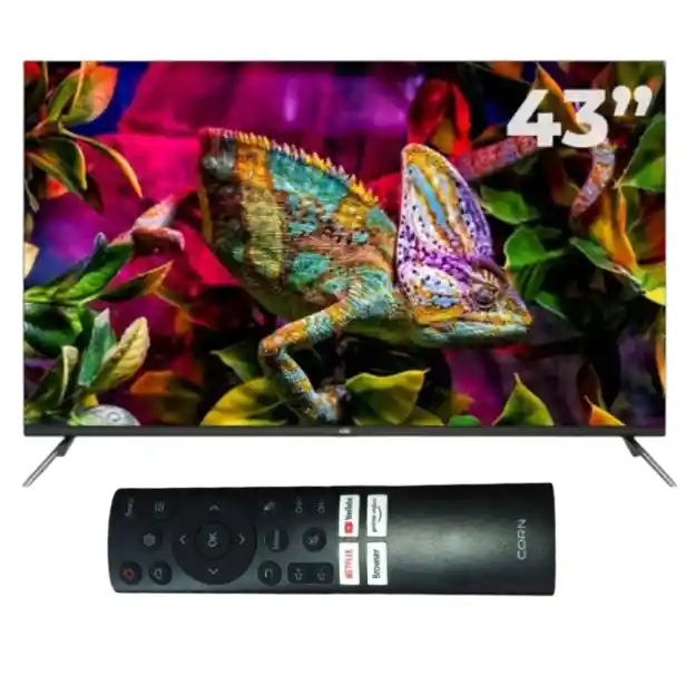 Corn Smart Tv 43 Pulgadas Con Wi-fi Y Puertos Hdmi