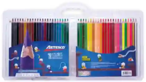 Colores X 48 Und 4 Mm Triangulares Largo Artesco