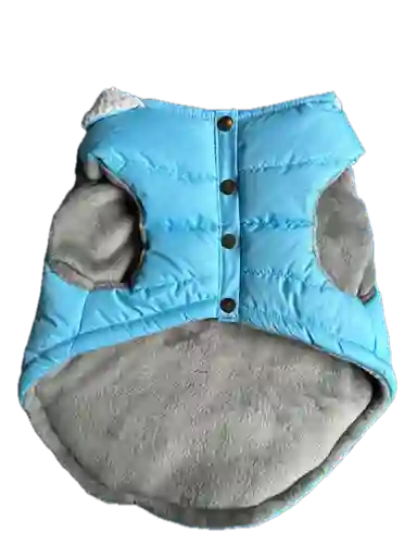 Chaleco Térmico Para Perro - Azul Claro Talla Xl