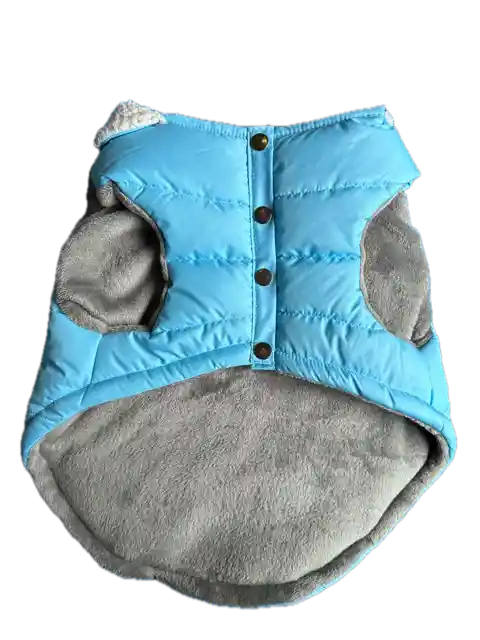 Chaleco Térmico Para Perro - Azul Claro Talla Xl