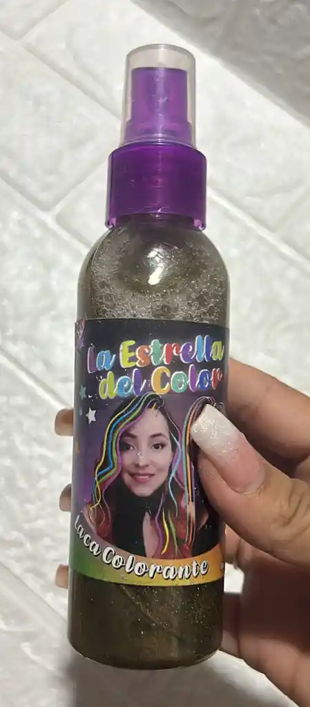 Laca Para Cabello Halloween Dorada