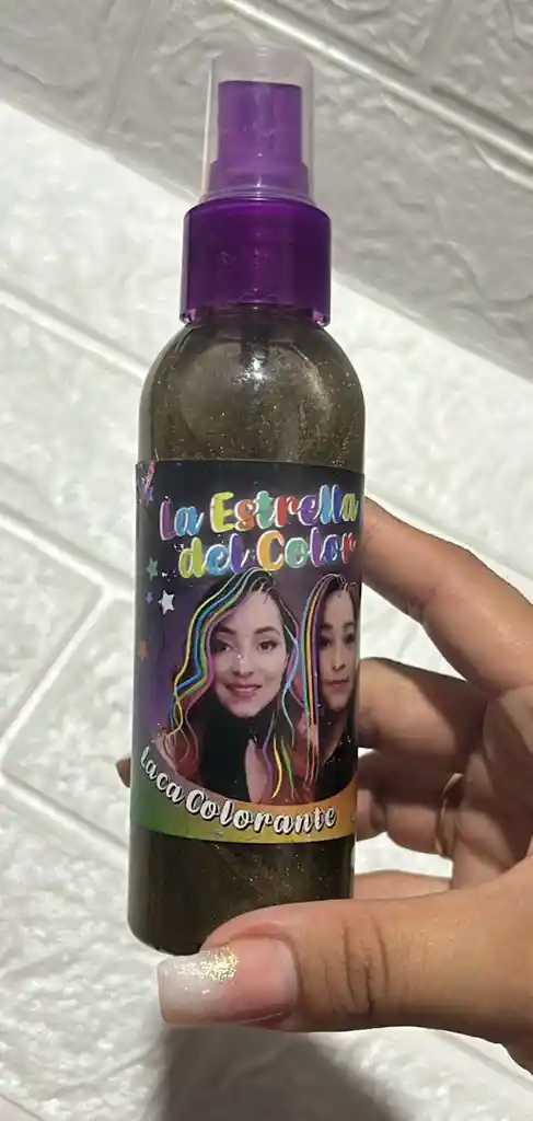Laca Para Cabello Halloween Dorada