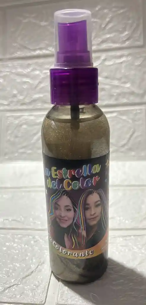 Laca Para Cabello Halloween Dorada