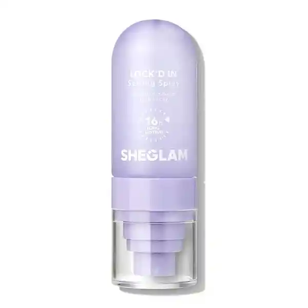 Spray Fijador Matizante Sheglam Lock'd in setting mattifying Effect Quick-drying Long Lasting