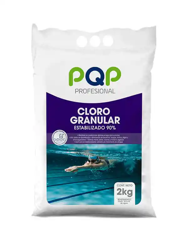 Cloro Estab 90% Pqp Pro 2 Kg		