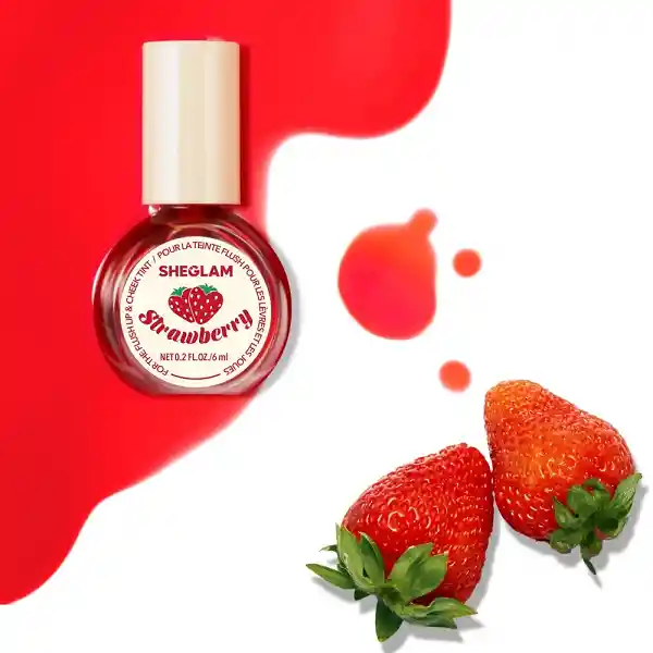 Tinta Sheglam For The Flush Lip Cheek Strawberry