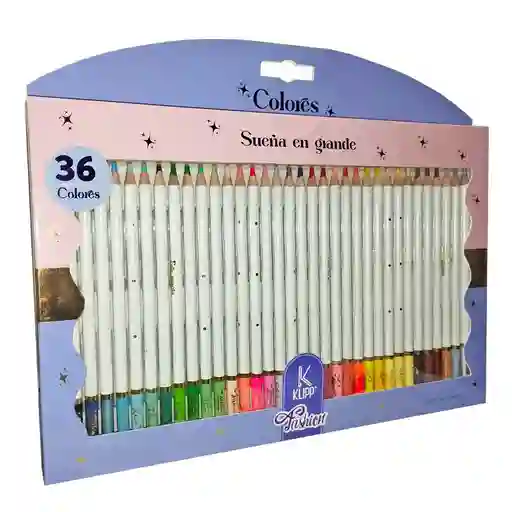 Colores Unipunta 36 Und 4 Mm Fashion Klipp
