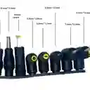 Cargador Portátil Universal 8 Plug Diferentes Laptop Lenovo Square - Tipo C- Punta Azul Hp